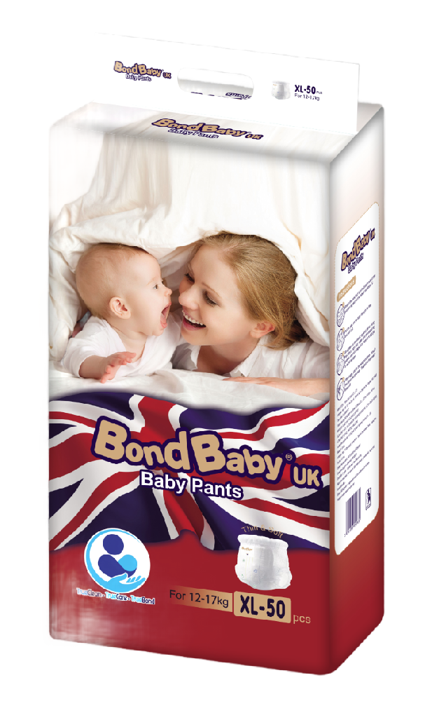 Bondbaby UK Red Baby - Baby Pull-Up Pants XL